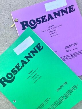 RARE Roseanne TV Series Disney LOT Going to Disney World & WWII Original Scripts